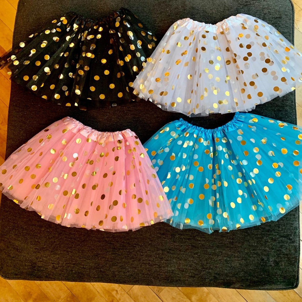4 Piece Bundle Girls Ballet Tutus